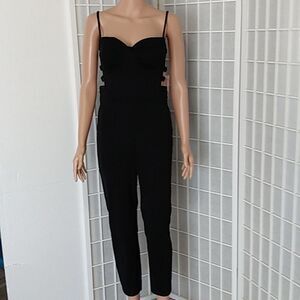 Inspired hearts black jumpsuit‎